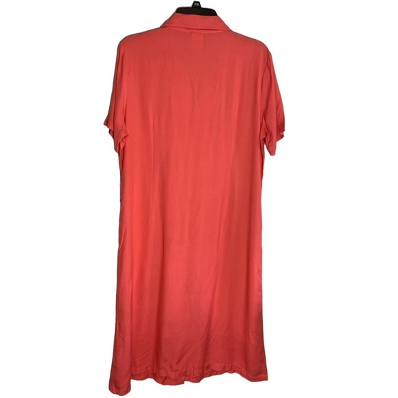 Vintage Bedford Fair Collared Button Front Midi Dress 100% Rayon, [Size 14] NWOT - Picture 4 of 4